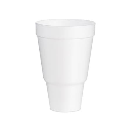 Dart Container CUP, FOAM, 32OZ, WH 32AJ32